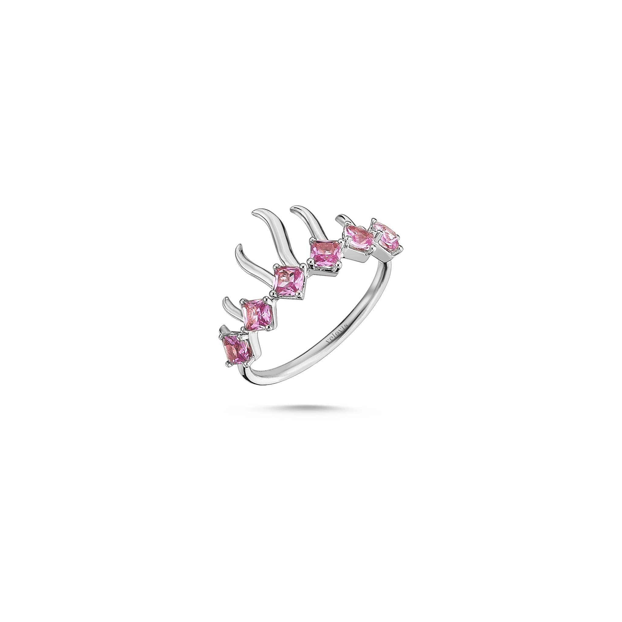 Pink Sapphire Twinkle Ring - Velovis & Co.
