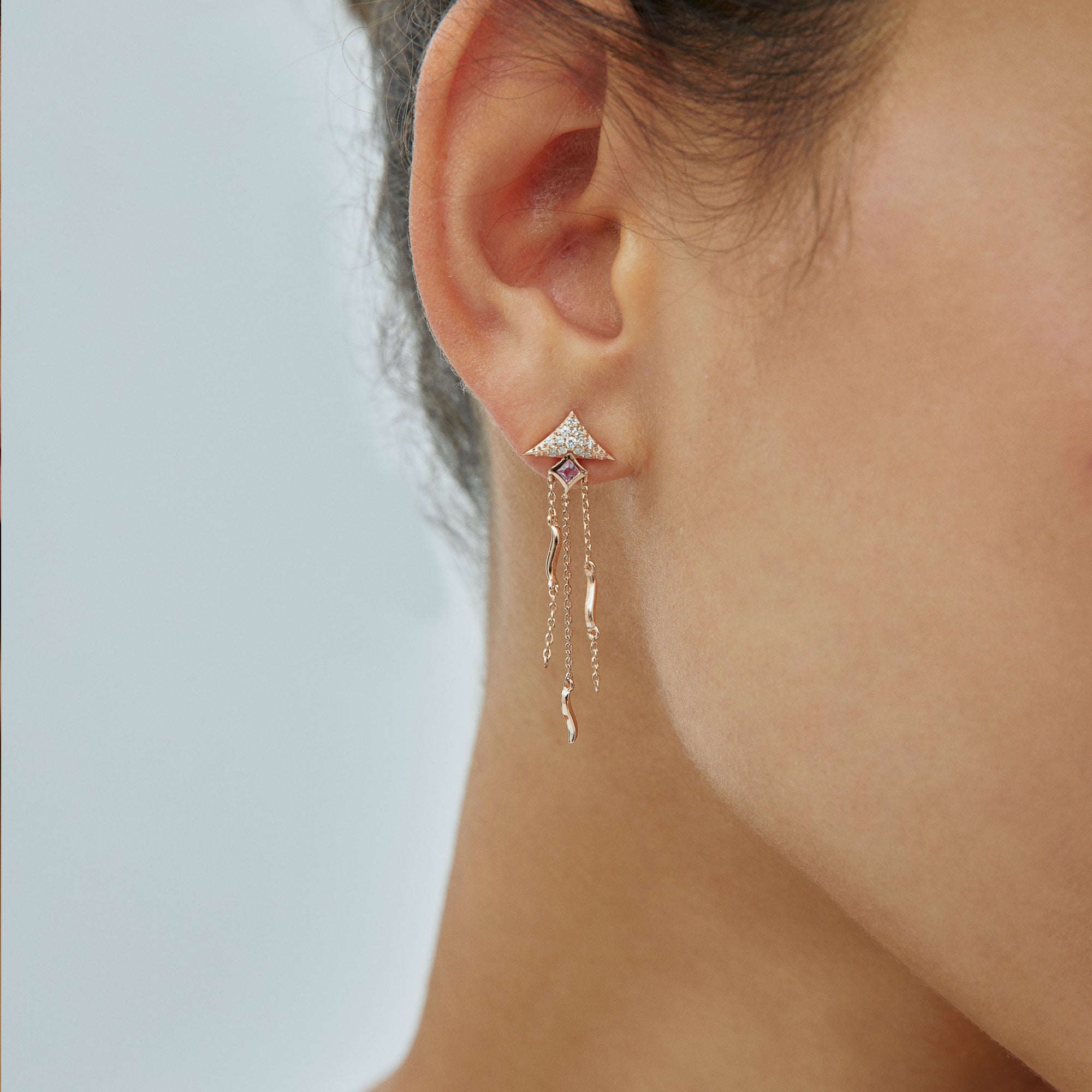 Alice Pink Earring - Velovis & Co.