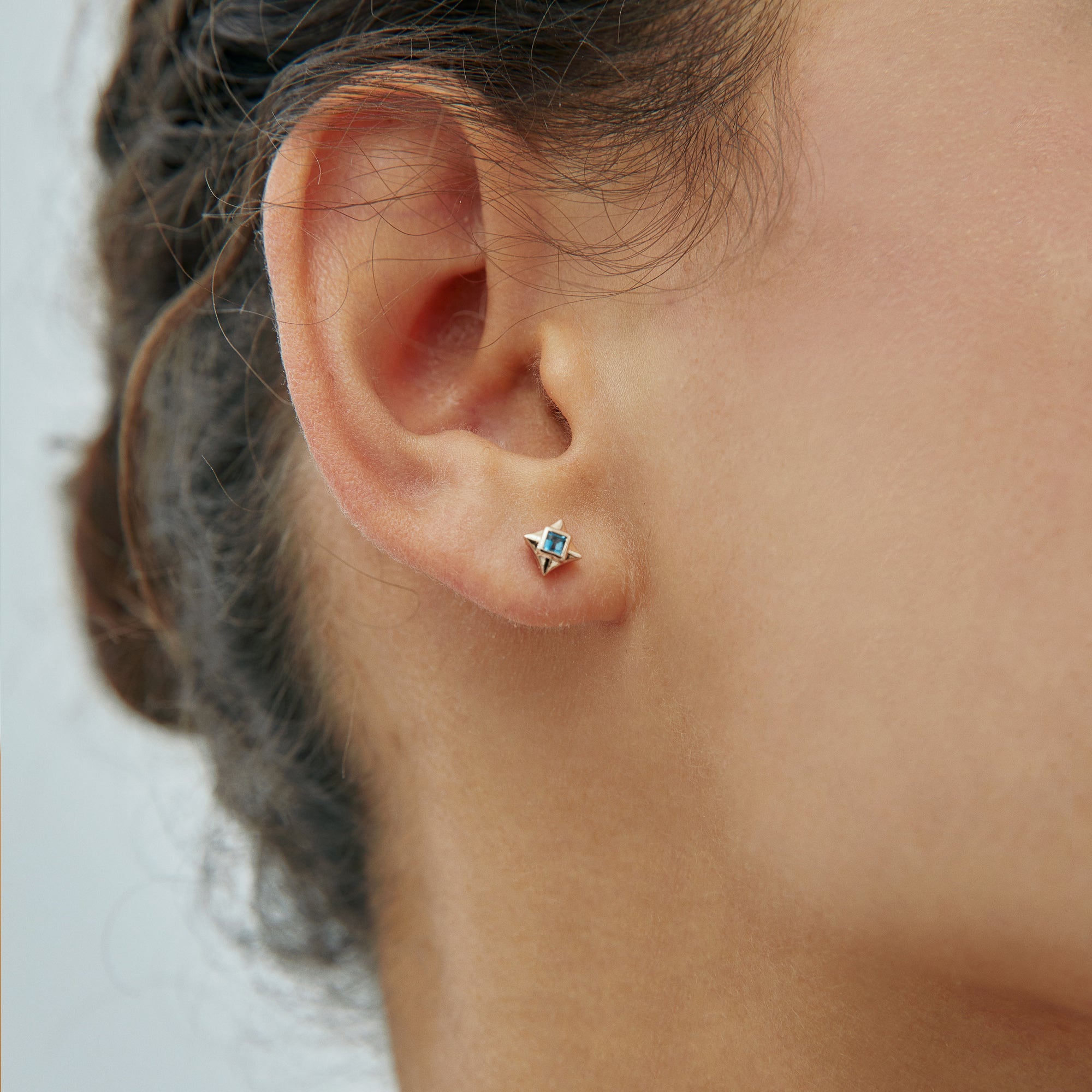 Blue Star Stud Earring (Small) - Velovis & Co.