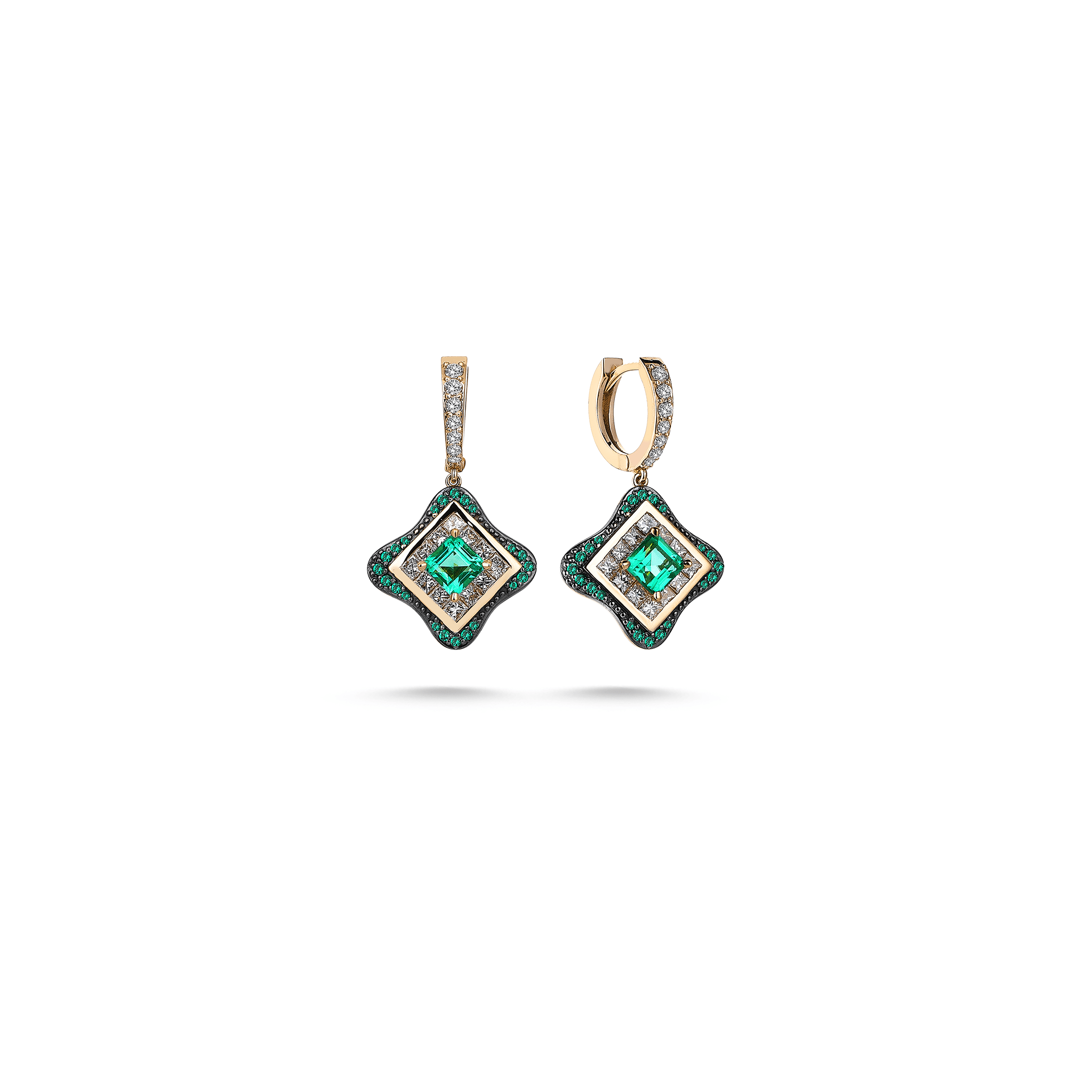 Glam Green Earring - Velovis & Co.