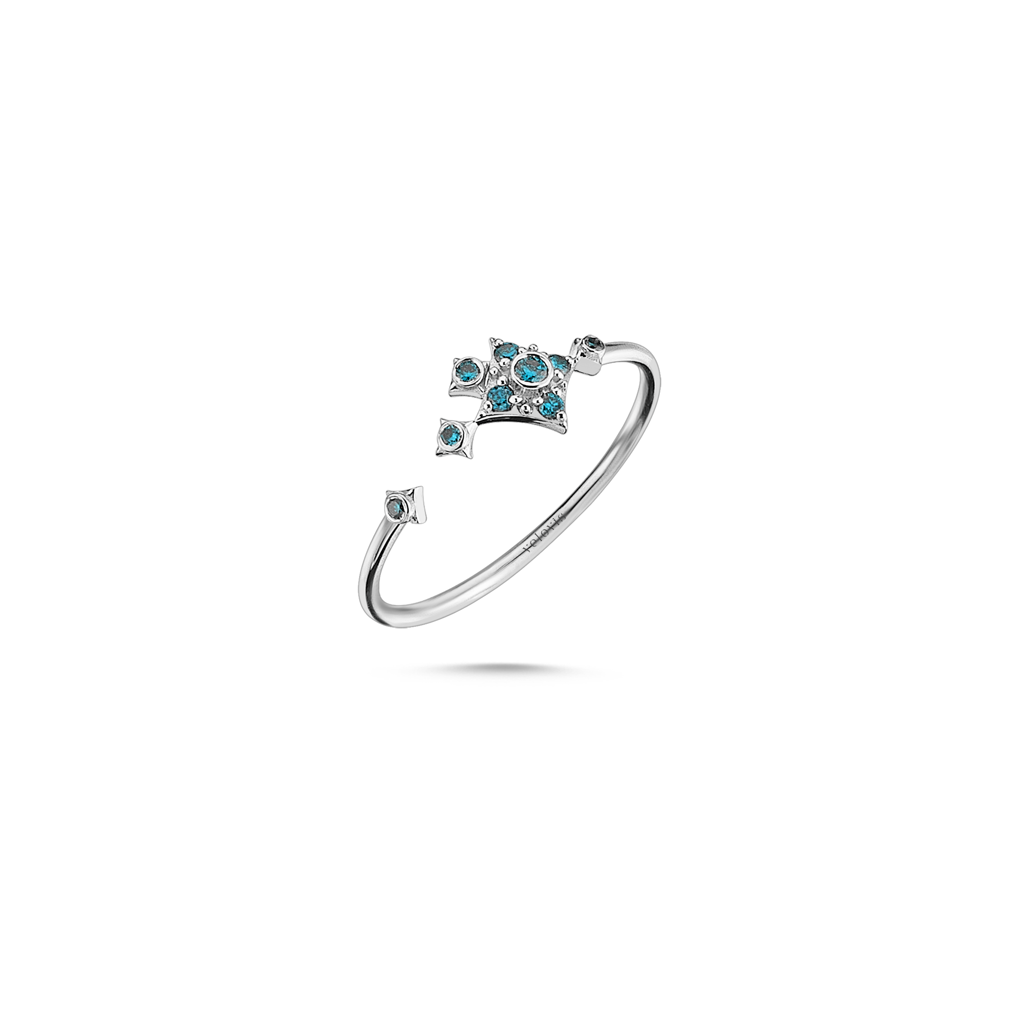 Mini Blue Star Ring - Velovis & Co.
