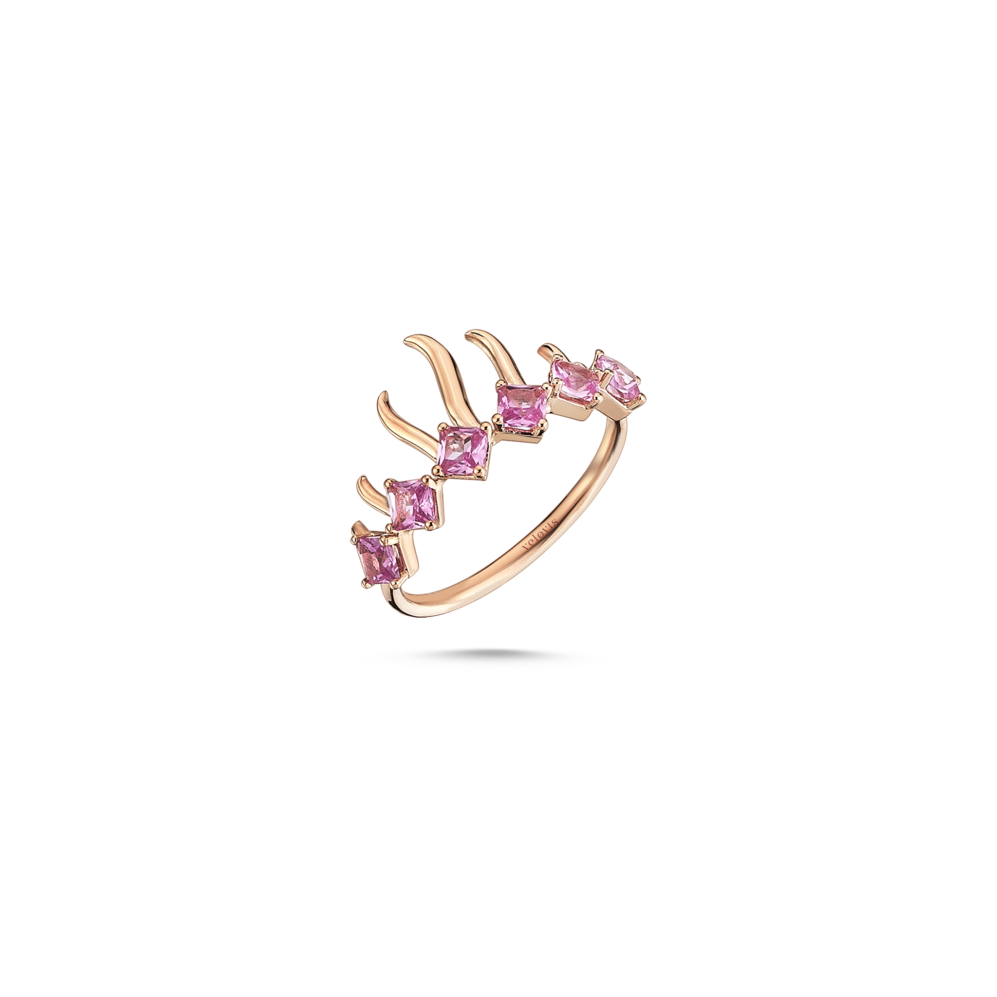 Pink Sapphire Twinkle Ring - Velovis & Co.