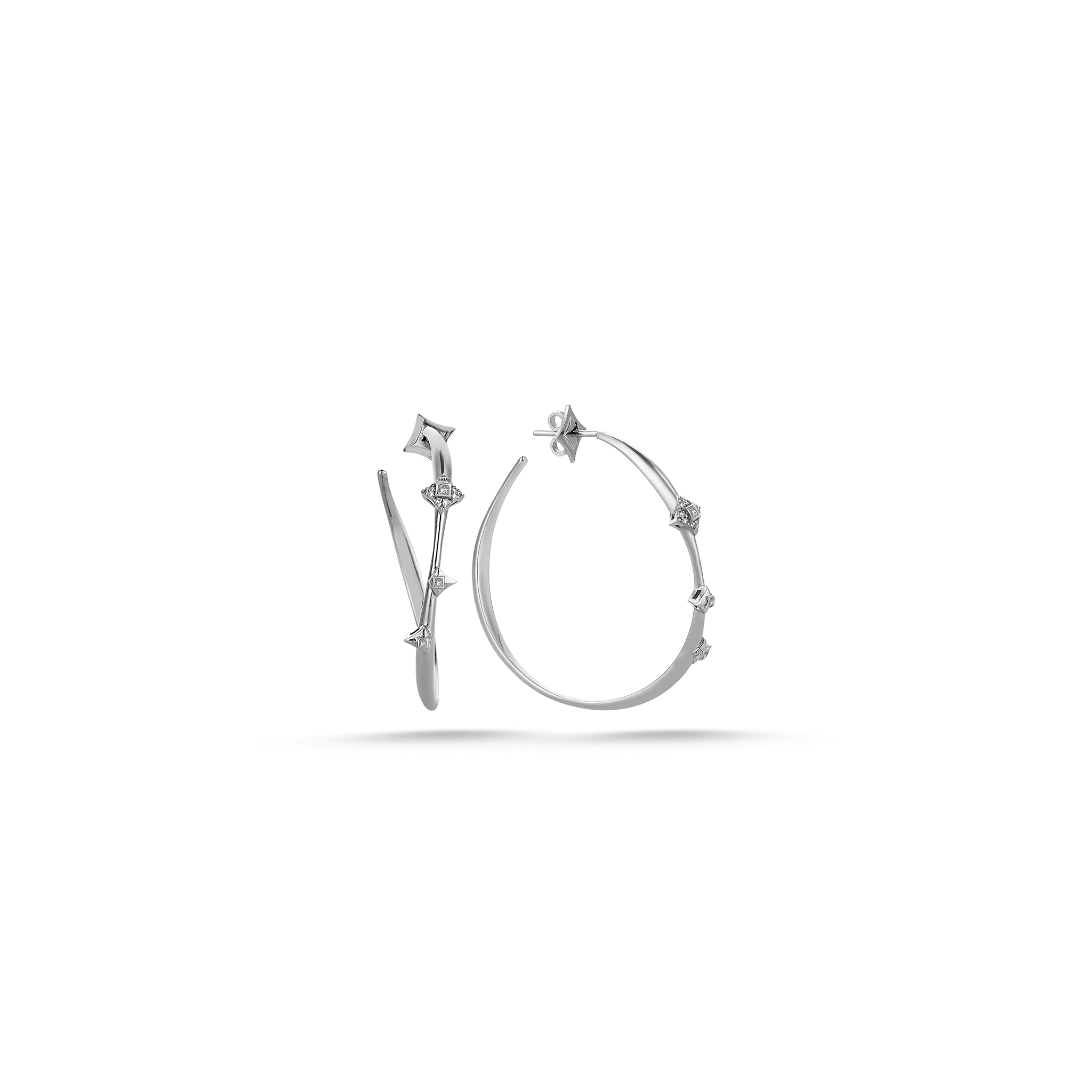 Twisted Large Hoop Earring - Velovis & Co.