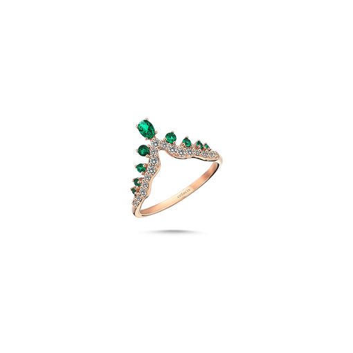 Vega Bloom Green Ring - Velovis & Co.