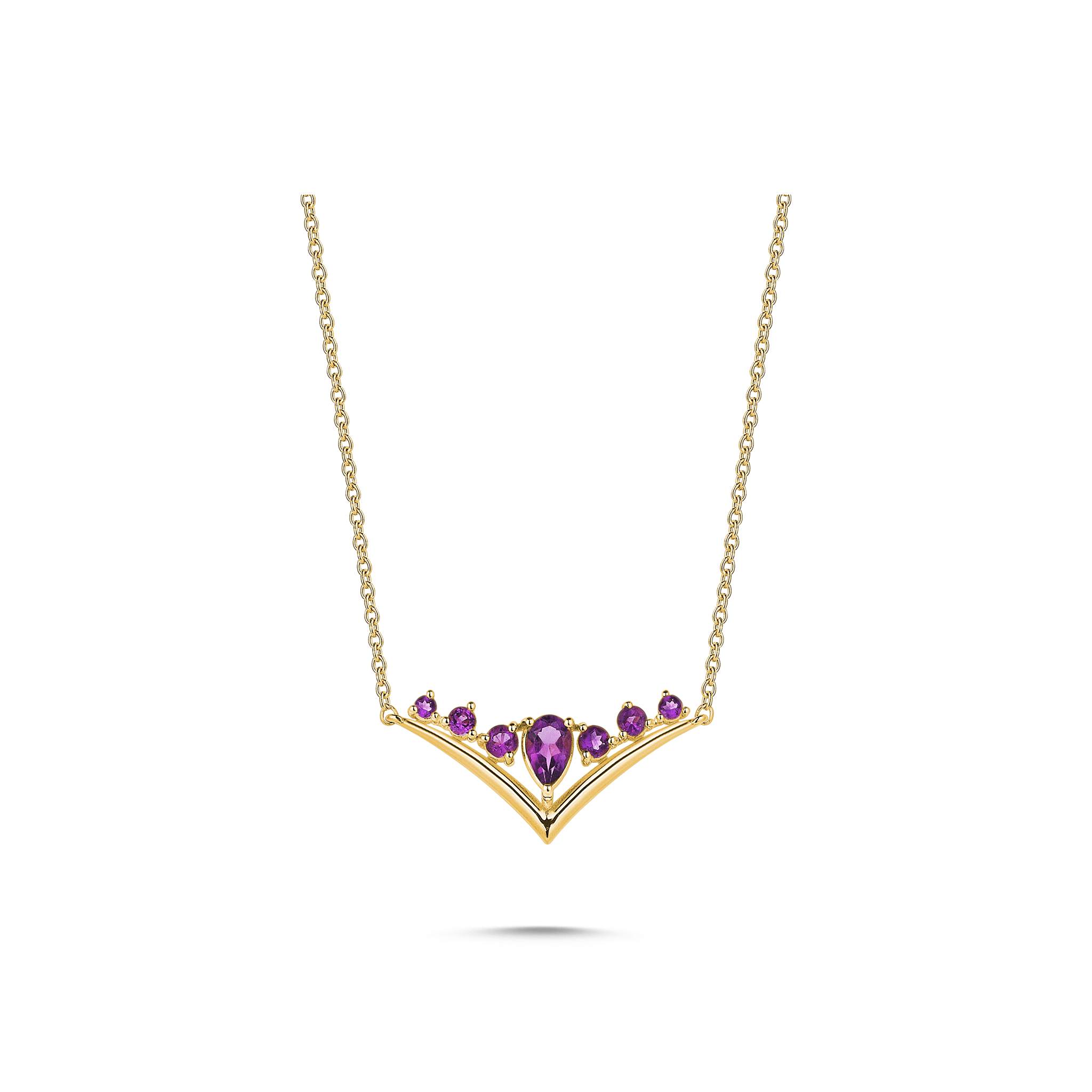 Vega Bloom Purple Necklace - Velovis & Co.
